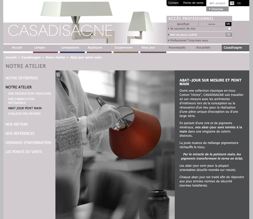 Casadisagne - Rubrique