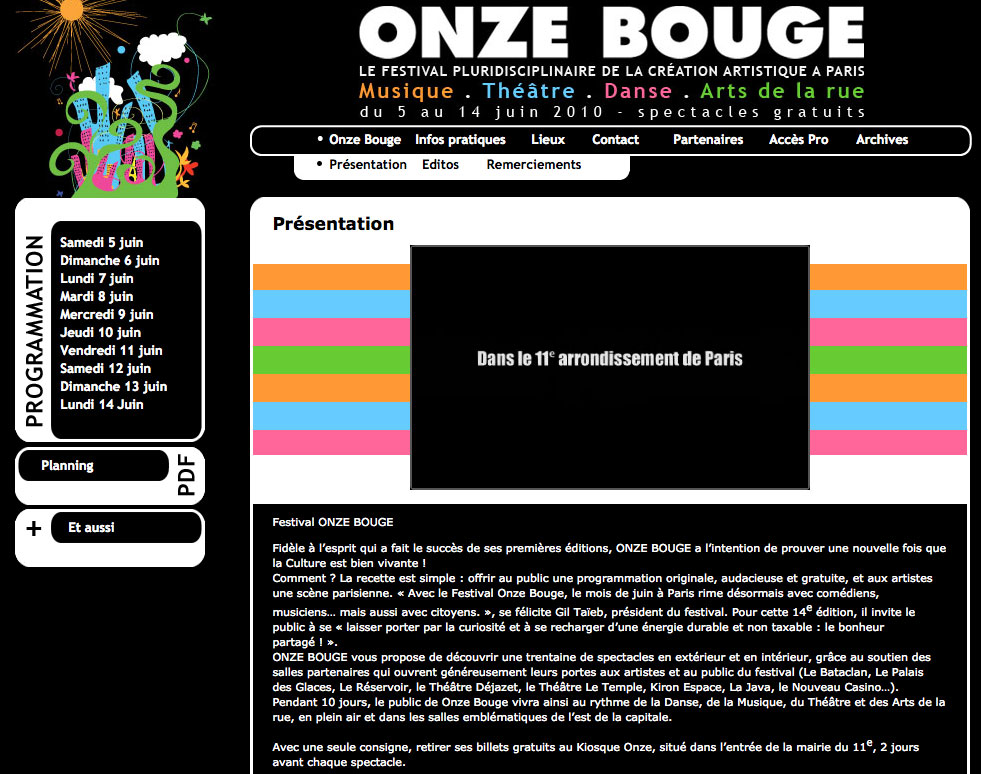 Festival XI - Edition 2010